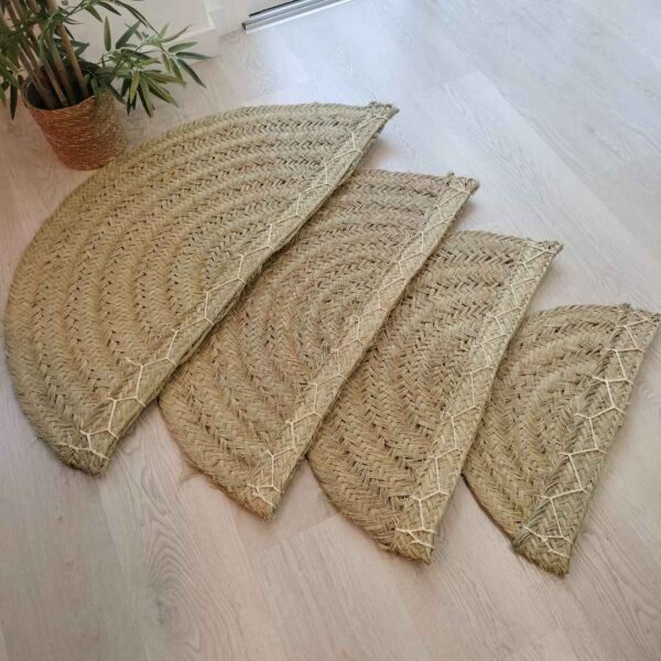 Alfombra esparto natural media luna - Imagen 2