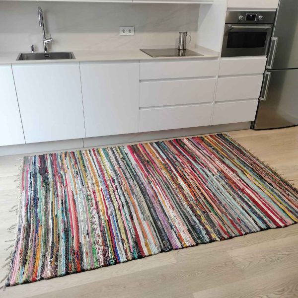 Alfombra algodón chindi extra grande