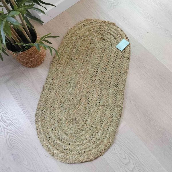 Alfombra ovalada esparto natural - Imagen 4