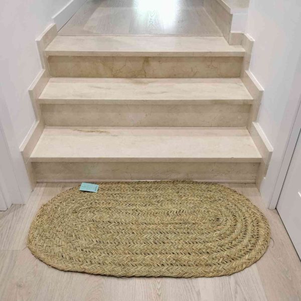 Alfombra ovalada esparto natural - Imagen 3