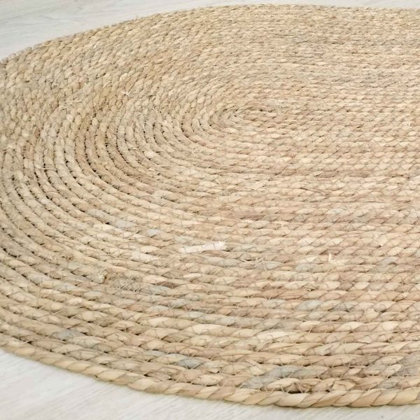 Alfombra rafia natural saona ovalada - Imagen 4