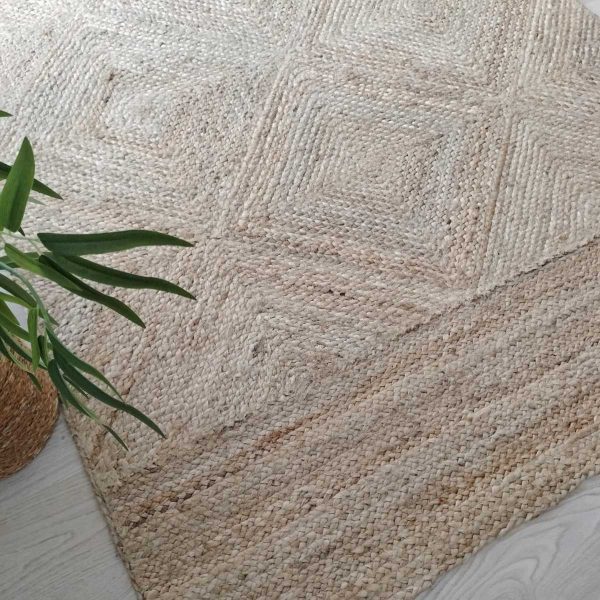 Alfombra yute natural bahamas - Imagen 2