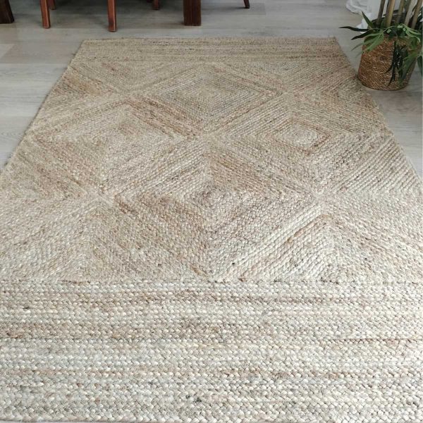 Alfombra yute natural bahamas - Imagen 3