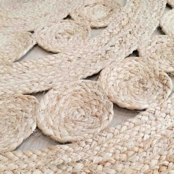 Alfombra yute natural moon - Imagen 3