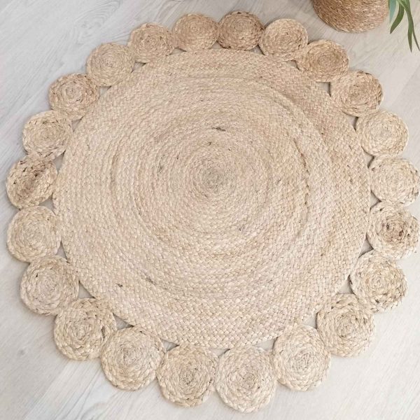 Alfombra yute natural sol - Imagen 2