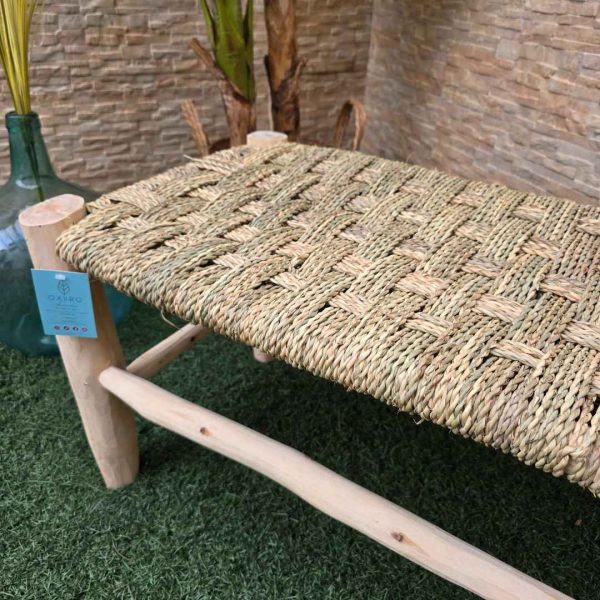 Banco madera artesanal raiz - Imagen 2