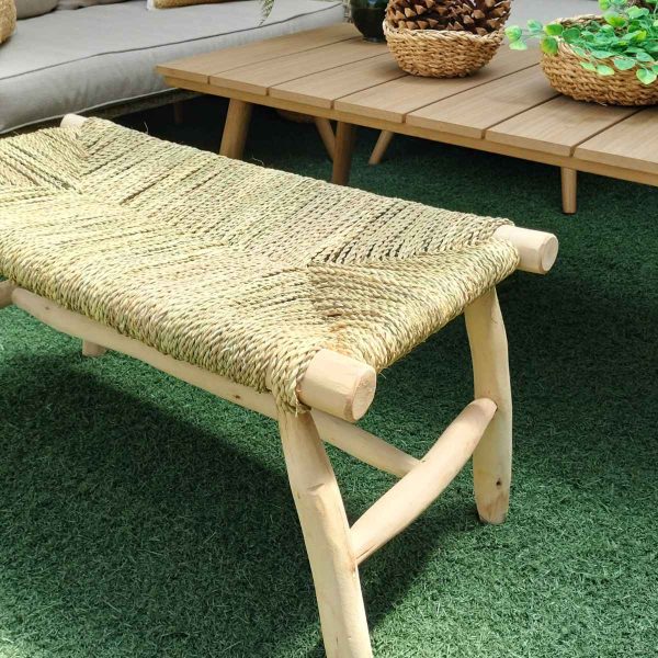 Banco madera artesanal veta - Imagen 4