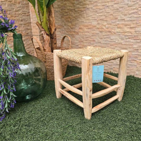 Taburete madera artesanal legado