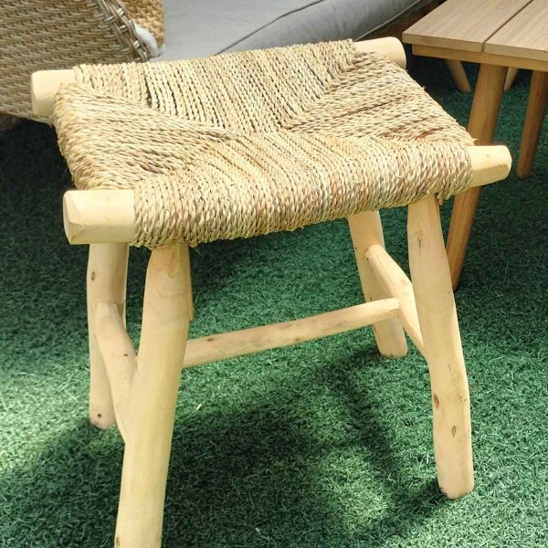 Taburete madera artesanal solera - Imagen 4
