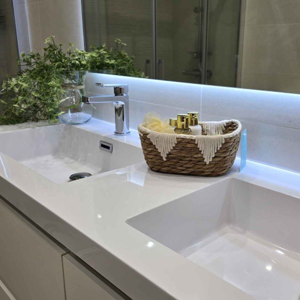 Cesta fibra natural y algodón congo - Imagen 3