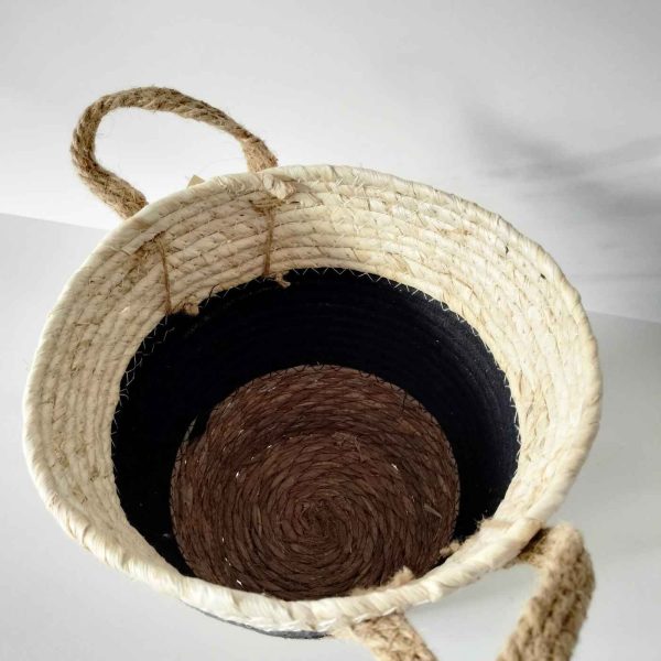 Cesta tajo tricolor negro - Imagen 4