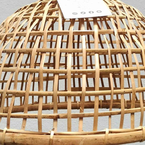 Lámpara balinesa ratán keveb - Imagen 3