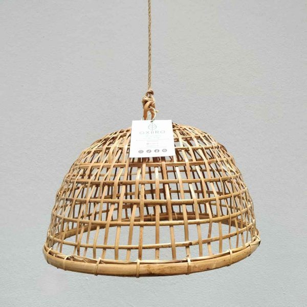 Lámpara balinesa ratán keveb