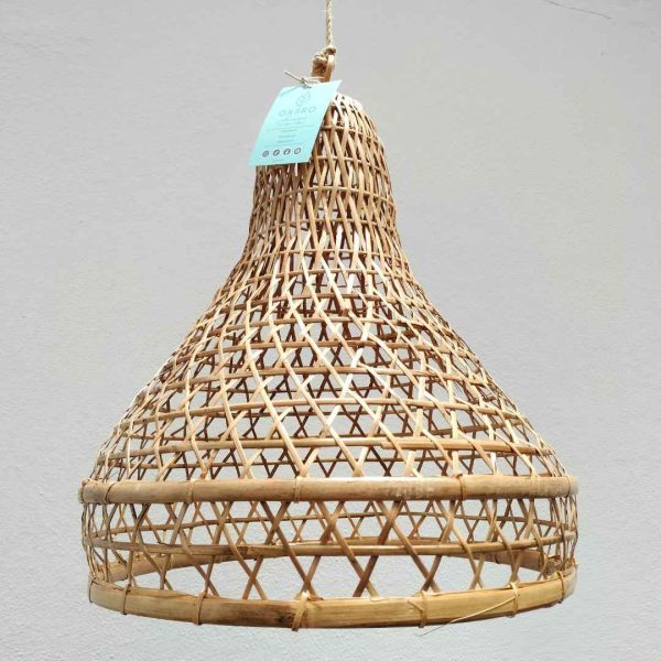 Lámpara balinesa ratán kubah