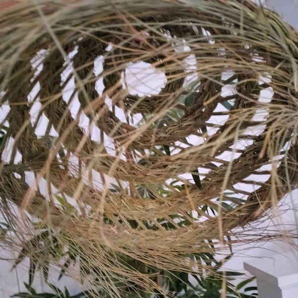 Lámpara esparto natural araña - Imagen 4