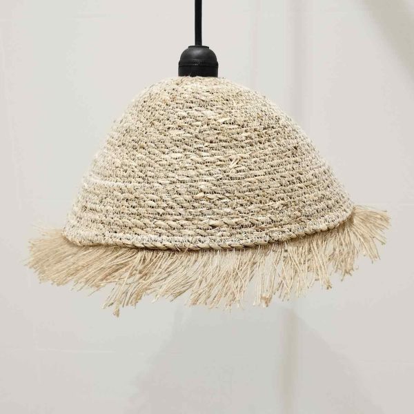 Lámpara fibra natural seagrass - Imagen 2