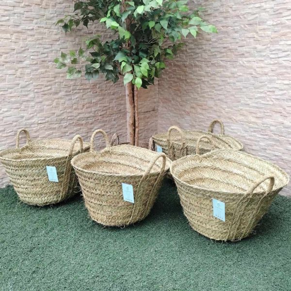 Leñero redondo esparto natural reforzado - Imagen 2