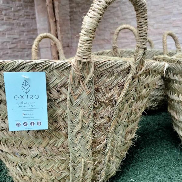 Leñero redondo esparto natural reforzado - Imagen 3