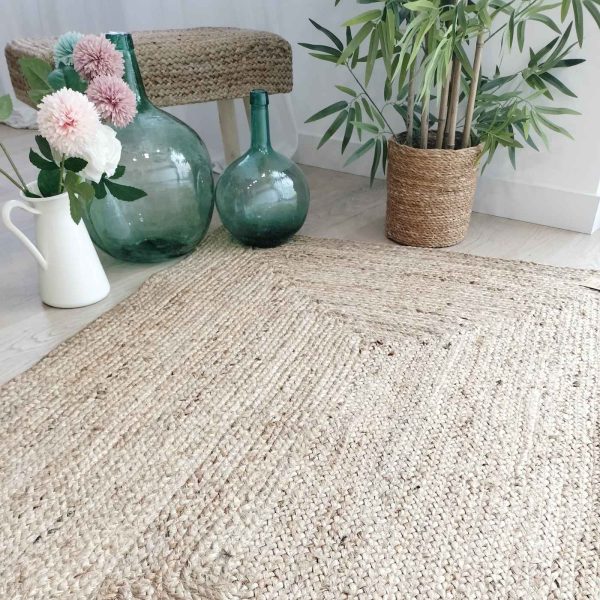 Alfombra yute natural bali