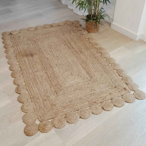 Alfombra yute natural zahara - Imagen 2