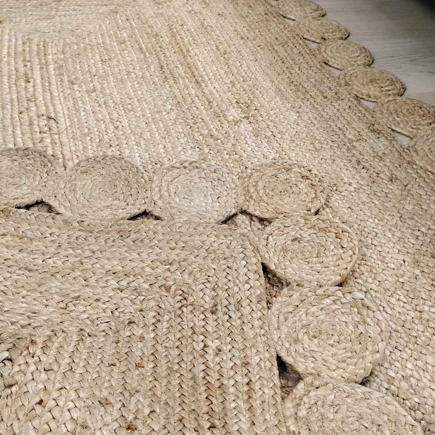 Alfombra de yute natural Oxiiro