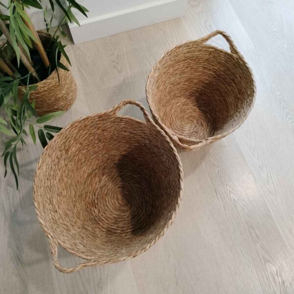 Conjunto de cestas rafia Natura - Imagen 2