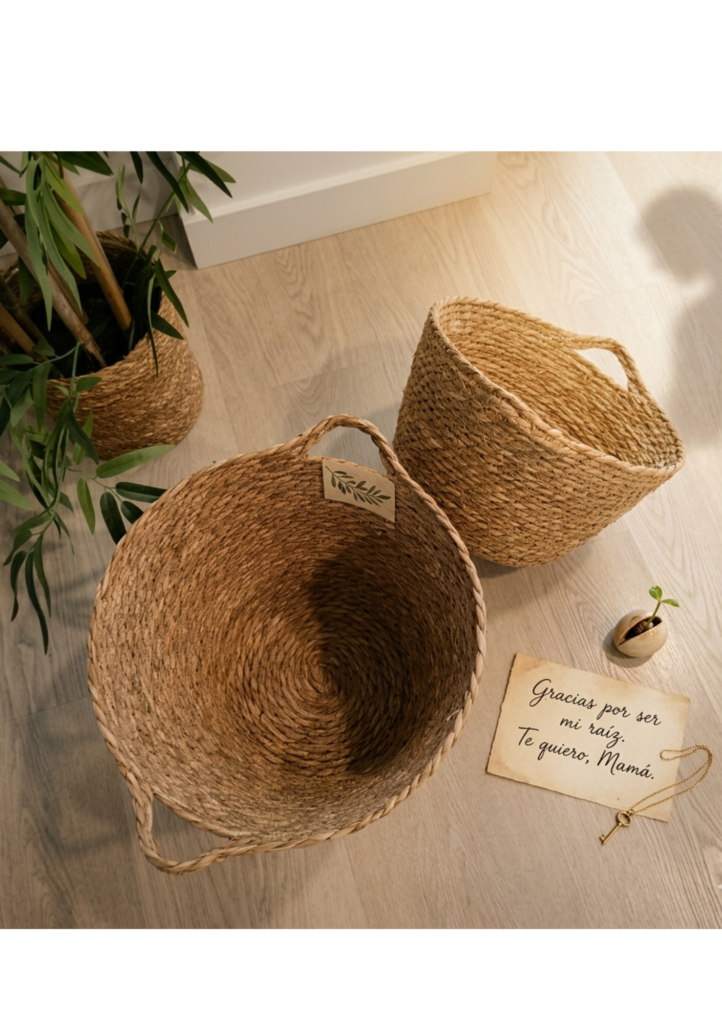 Maceteros de fibra naturales: regalo especial para el día de la madre