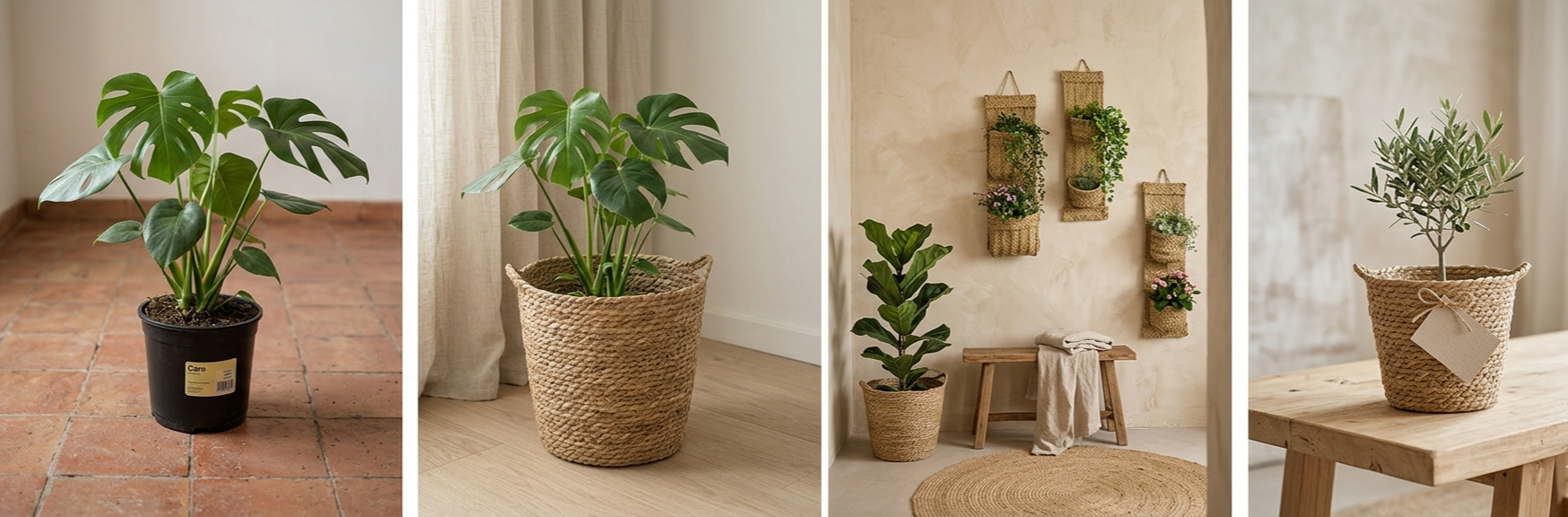 Planta sin maceta y maceteros Oxiiro para regalar el día de la Madre